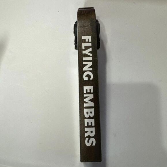 Flying Embers Silver And Wood Beer Tap Handle California - Picture 4 of 6